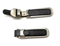 CGVDL1820-H Leather USB Flash Drive