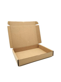 PC00064 22.8cm X 17.3cm X 3.3cm(Int) Rectangle Brown Gift Box Corrugated 