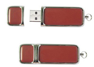 CGVDL1828-G Leather USB Flash Drive